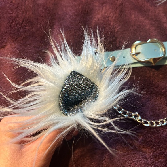 Light blue kritter klips + leg garter - Picture 3 of 7